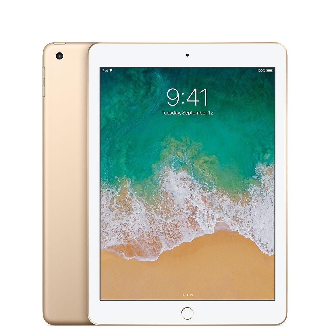 Apple iPad 5 (2017) | 9.7" WiFi + Cellular - 128GB - Gold - Excellent