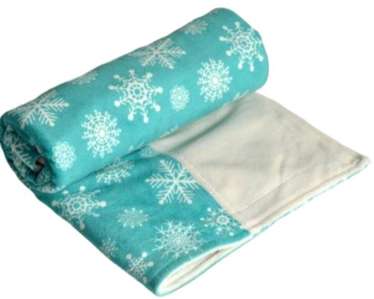 Itti Bitti  Cot Blanket - Aurora w/ White Contrast - Over Stock