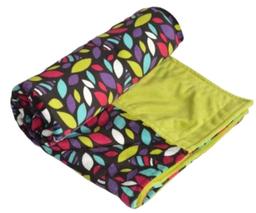 Itti Bitti Cot Blanket - Ayako w/ Wasabi Contrast