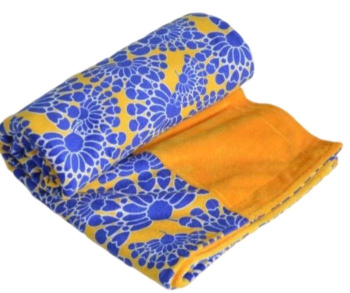 Itti Bitti Cot Blanket - Bella w/ Saffron Contrast