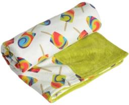 Itti Bitti Cot Blanket - Chillin' w/ Wasabi Contrast