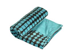 Itti Bitti Cot Blanket - Rebound w/ Teal Contrast