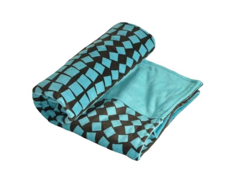 Itti Bitti  Cot Blanket - Rebound w/ Teal Contrast - Over Stock