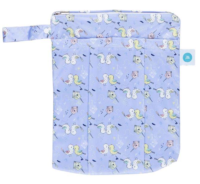 Itti Bitti  Premium Double Pocket Wetbag - Love Birds - Over Stock
