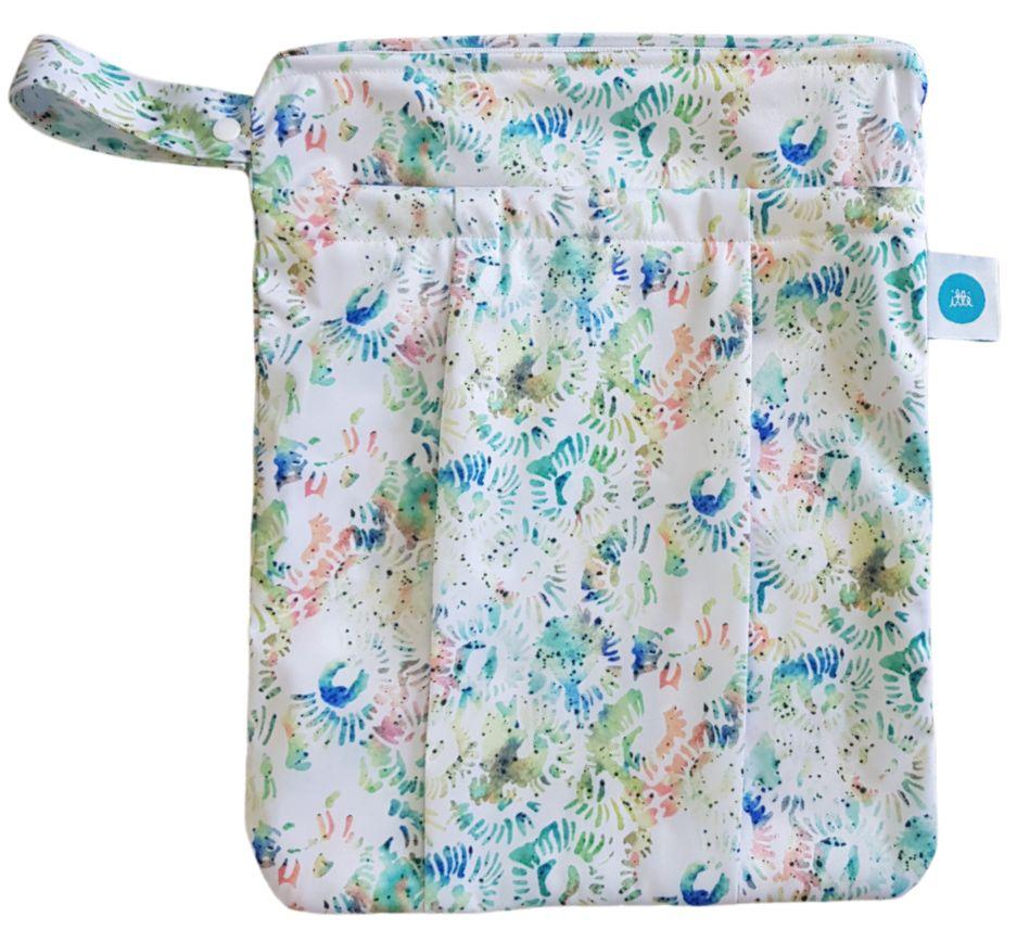 Itti Bitti Premium Double Pocket Wetbag - Sandbar