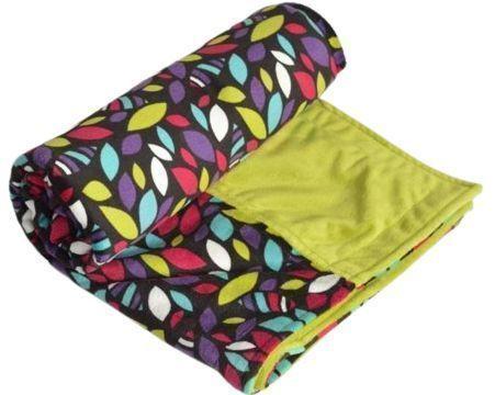 Itti Bitti Travel Blanket - Ayako w/ Wasabi Contrast