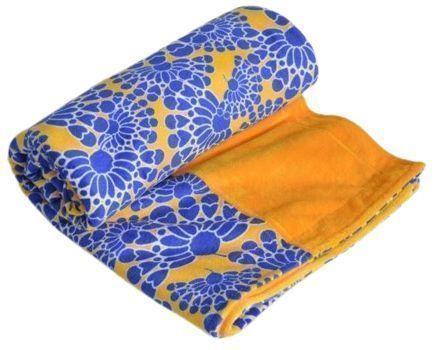 Itti Bitti Travel Blanket - Bella w/ Saffron Contrast