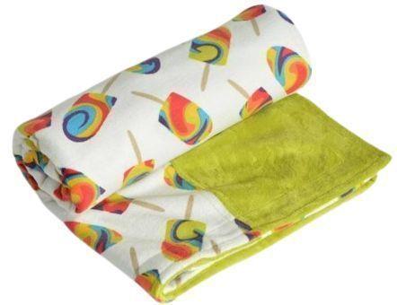 Itti Bitti  Travel Blanket - Chillin' w/ Wasabi Contrast - Over Stock