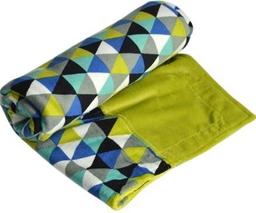 Itti Bitti Travel Blanket - Heron w/ Wasabi Contrast