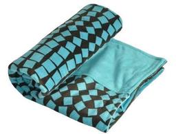 Itti Bitti Travel Blanket - Rebound w/ Seafoam Contrast