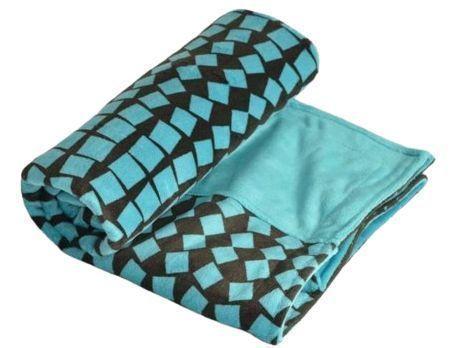 Itti Bitti Travel Blanket - Rebound w/ Seafoam Contrast