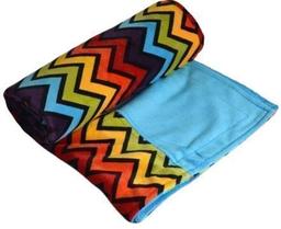 Itti Bitti Travel Blanket - Shazam w/ Azure Contrast