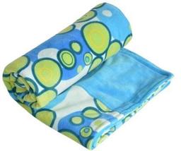 Itti Bitti Travel Blanket - Seaweed w/ Azure Contrast