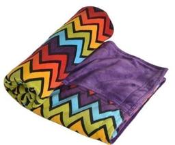 Itti Bitti Travel Blanket - Shazam w/ Mulberry Contrast