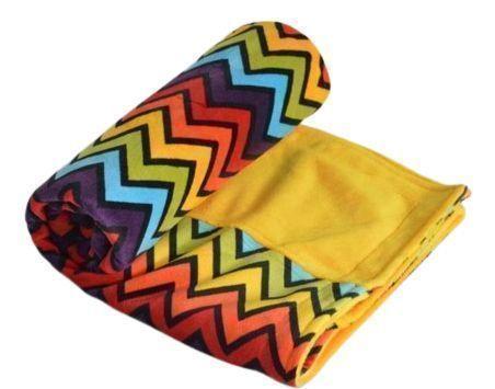 Itti Bitti Travel Blanket - Shazam w/ Saffron Contrast