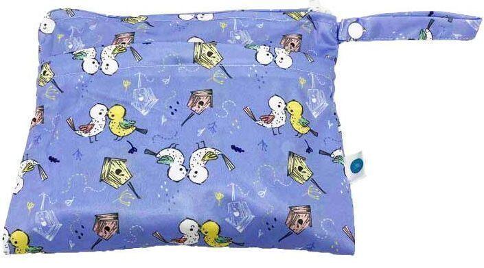 Itti Bitti Itti Small Double Pocket Wetbag - Love Birds - Over Stock