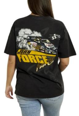 John Force Fan Club Racing Tee M - Black
