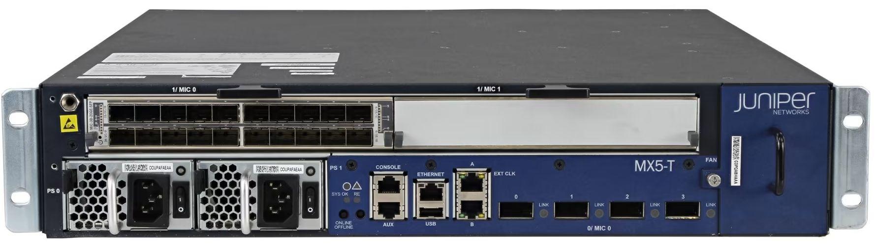 Juniper  Networks MX5-T Router  - Black - Excellent