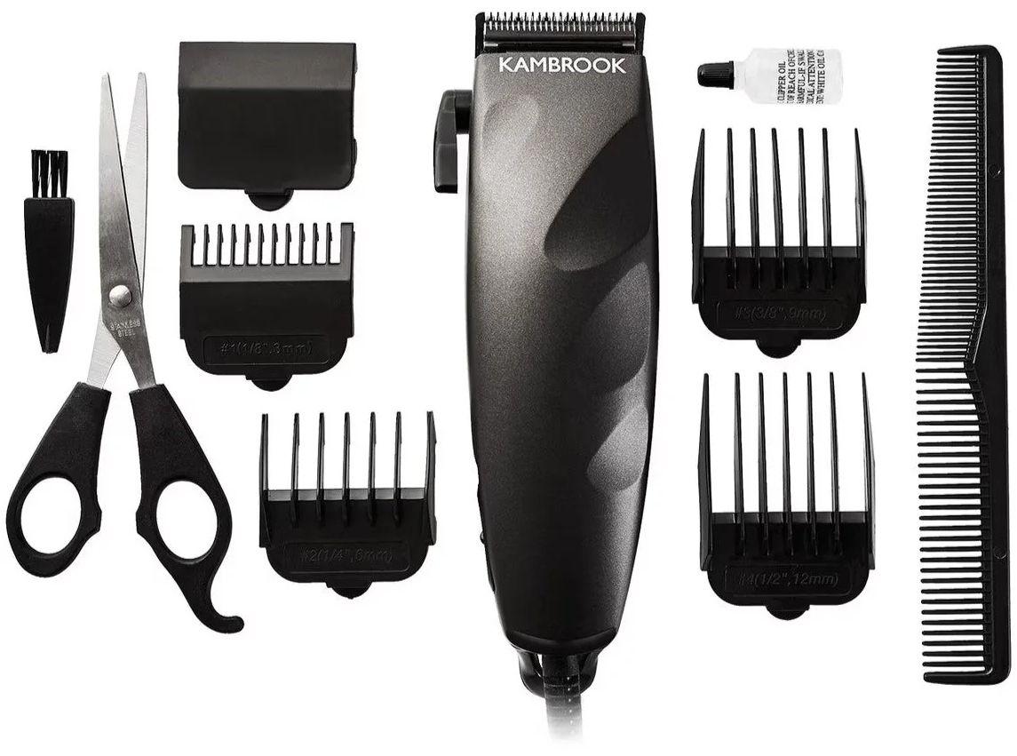 Kambrook  10 Piece Hair Grooming Set KHC100SIL - Black - Premium