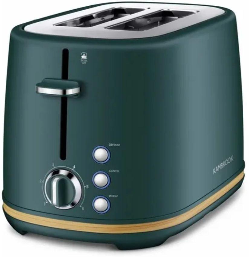 Kambrook  Scandi Chic 2 Slice Toaster - Atlantic Blue - Premium