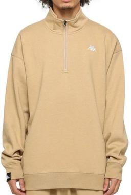 KAPPA Authentic Sved Jumper Unisex - M - Beige Irish-White