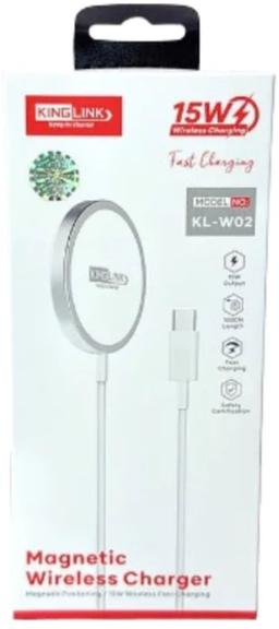 Refurbished Kinglink KLW02 15W Magnetic Wireless Charger Pad (1M) - Reebelo Australia