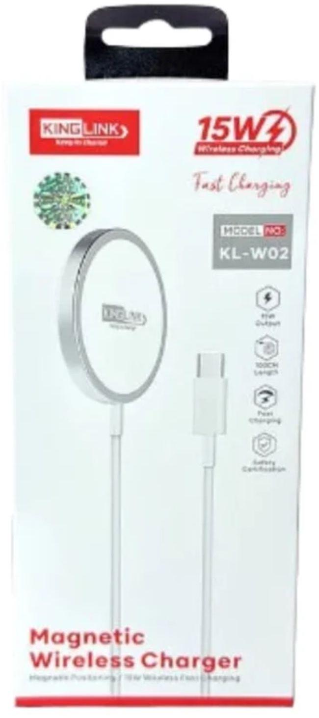 Refurbished Kinglink KLW02 15W Magnetic Wireless Charger Pad (1M) - Reebelo Australia