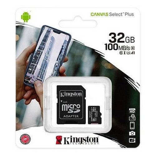 Kingston Canvas Select Plus microSD Memory Card - 32GB - Black