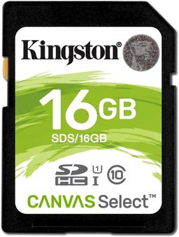 Kingston Canvas Select SDHC/SDXC Class 10 UHS-1 Memory Card - 32GB - Black/Green