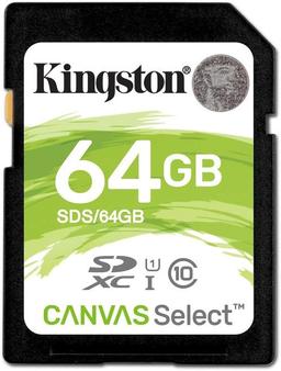 Kingston Canvas Select SDHC/SDXC Class 10 UHS-1 Memory Card - 32GB - Black/Green