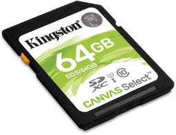 Kingston Canvas Select SDHC/SDXC Class 10 UHS-1 Memory Card - 32GB - Black/Green