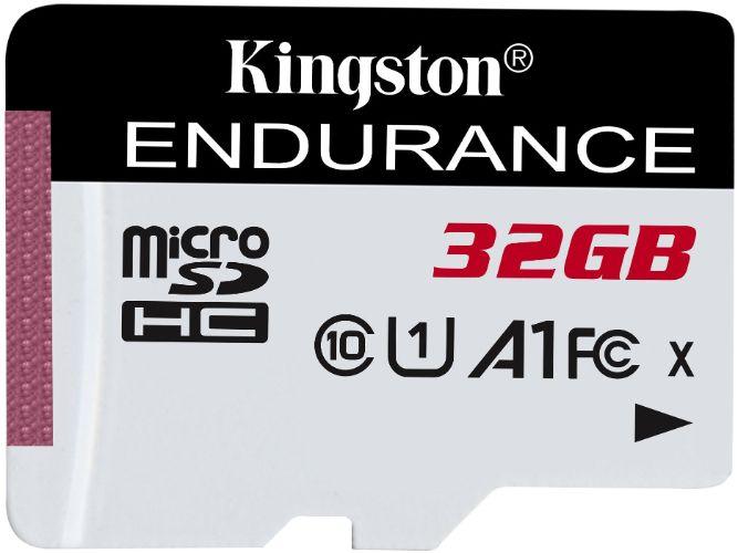 Kingston  High-Endurance microSD Memory Card - 32GB - White - Brand New