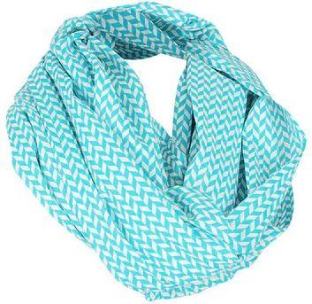KissKiss HugHug  Breast Feeding Scarf - Aztec Blue - Over Stock