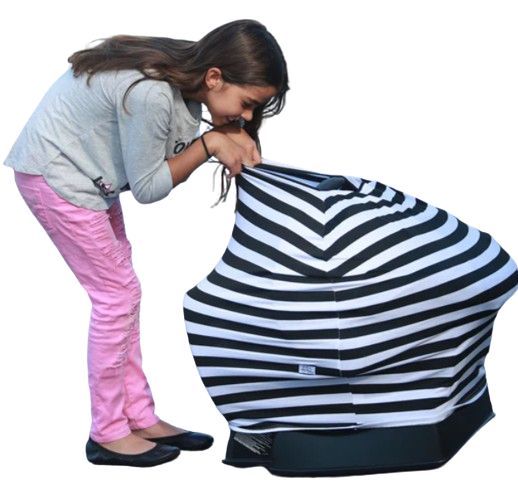 KissKiss HugHug Cover Me - Black Stripe