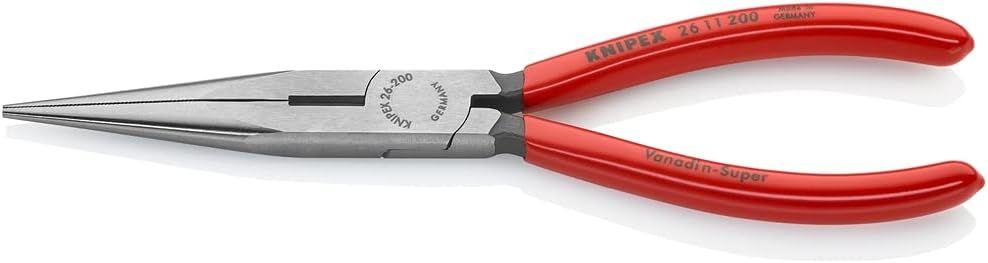 Refurbished Knipex 26 11 200 8" Long Nose Pliers with Cutter - Reebelo Australia