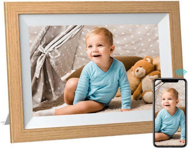 Kodak 1012W Classic Wooden Digital Photo Frame - Brown