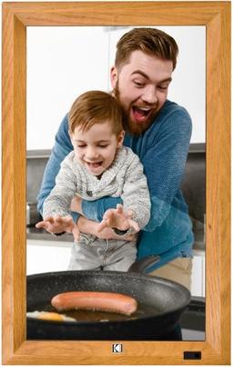 Kodak WF238V 23.8" Wi-Fi Enabled Wall Photo Frame - Burlywood