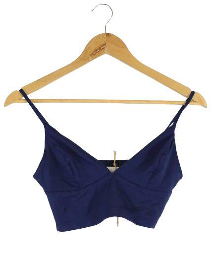 Kookai  Cropped Blouse Top 2 (AU6) - Navy - Excellent