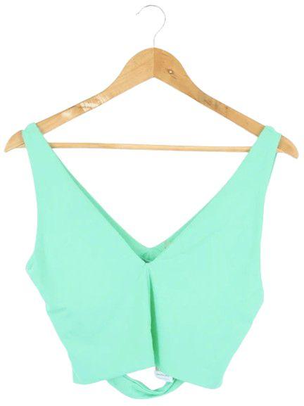Kookai  Cropped Top 10 - Green - Excellent