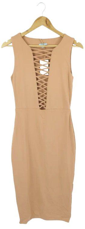 Kookai  Dusty Bodycon Dress 10 - Pink - Excellent