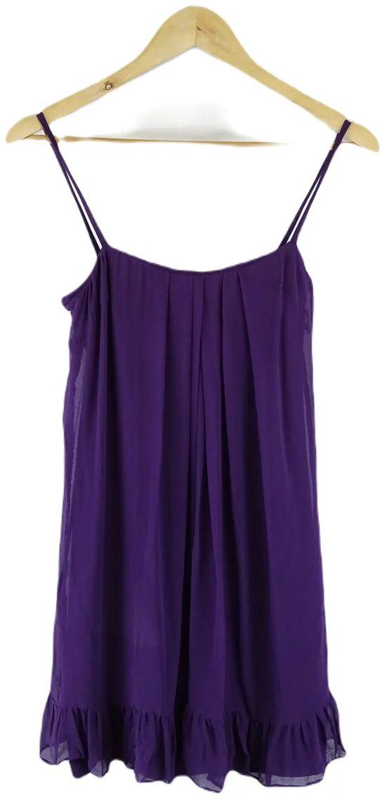 Kookai  Flowy Mini Dress 8 - Purple - Excellent