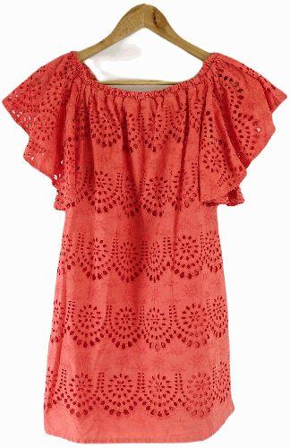 Kookai  Mini Dress 6 - Coral - Excellent