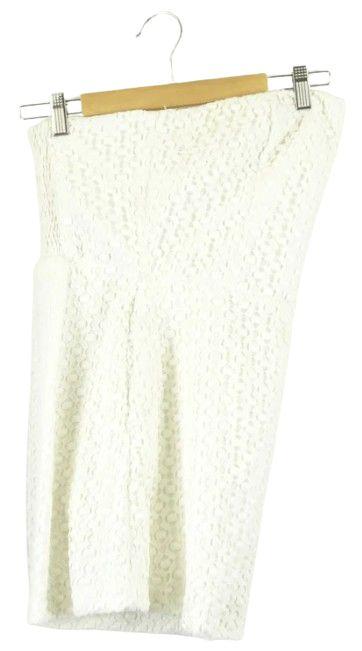 Kookai  Strapless Lace Playsuit 8 - White - Excellent