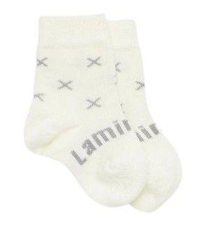 Lamington  Merino Wool Baby Crew Socks (0-3 Months) - Fox - Over Stock