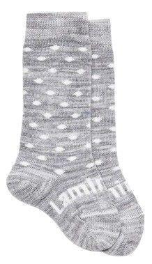 Lamington  Merino Wool Baby Knee High Socks (3-9 Months) - Snowflake - Over Stock