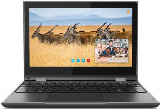 Lenovo 300e Windows (Gen 2) Laptop 11.6" Intel Celeron N4120 1.10GHz in Black