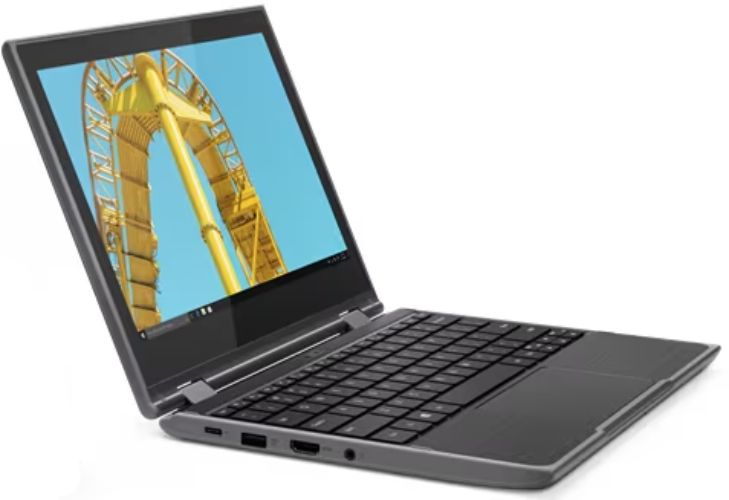 Lenovo 300e Windows (Gen 2) Laptop 11.6" - Black - Intel Celeron N4100 1.1GHz - 4GB RAM - 64GB