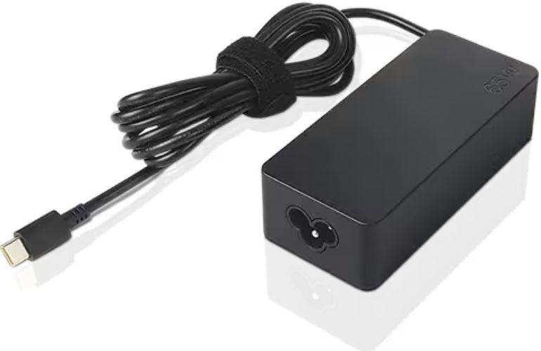 Lenovo  65W Standard AC Adapter (USB Type-C) - Black - Brand New