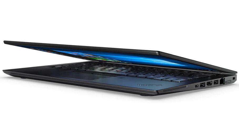 Lenovo ThinkPad T470s Laptop 14" - Black - Intel Core i5-7200U 2.5GHz - 8GB RAM - 256GB