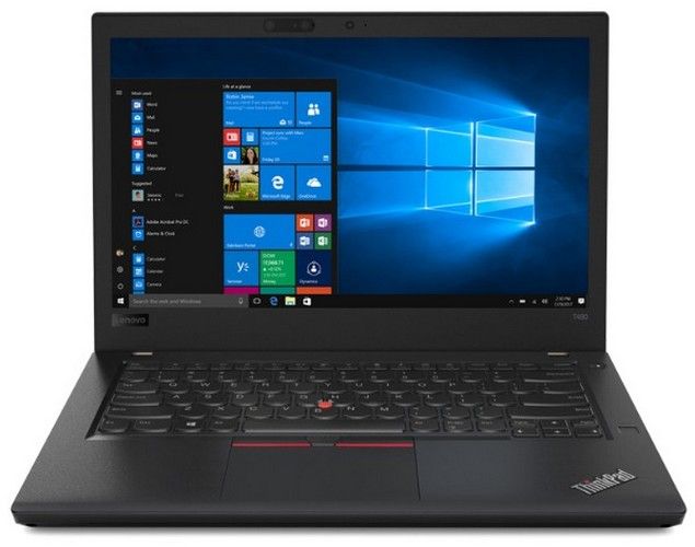Lenovo ThinkPad T480 Laptop 14" - Black - Intel Core i7-8550U 1.8GHz - 16GB RAM - 256GB